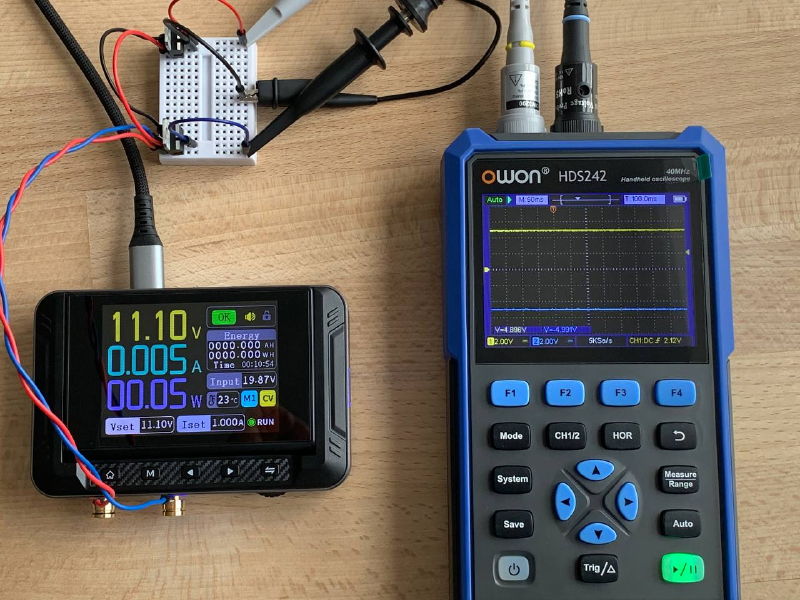 Tools: Two L7805 Voltage Regulators 11 V