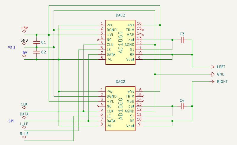 New Wiring Diagram: 2 CH AD1860