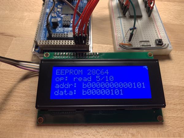 EEPROM Programmer: Implementing Initial R/W Interface for AT28C64