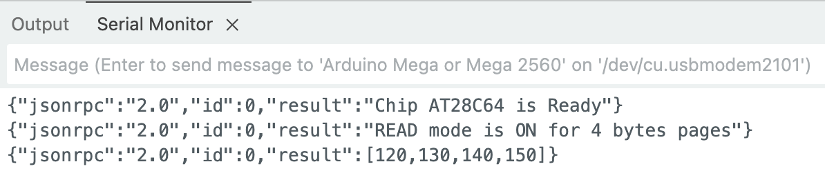 EEPROM Programmer: Implementing Serial JSON-RPC API · Goose in the Shell
