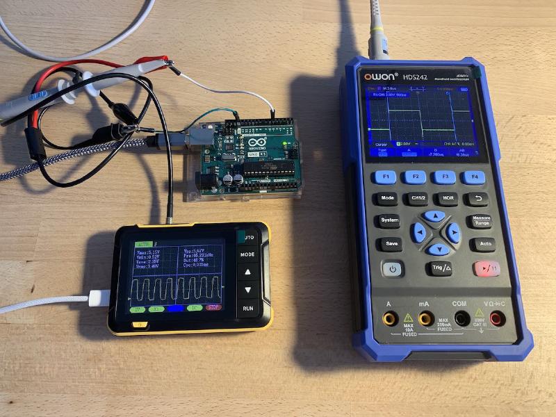 UNO R3 Slow Pin Oscilloscopes