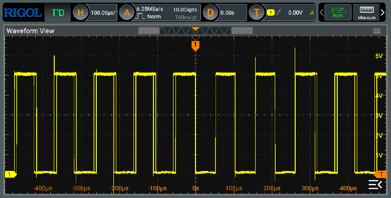Initialized / PWM 0.1 ms / Vert 0.1 ms