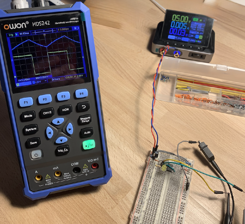 OWON HDS-242 / 555 Timer
