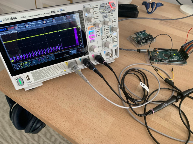 Rigol DHO-804 / Arduino